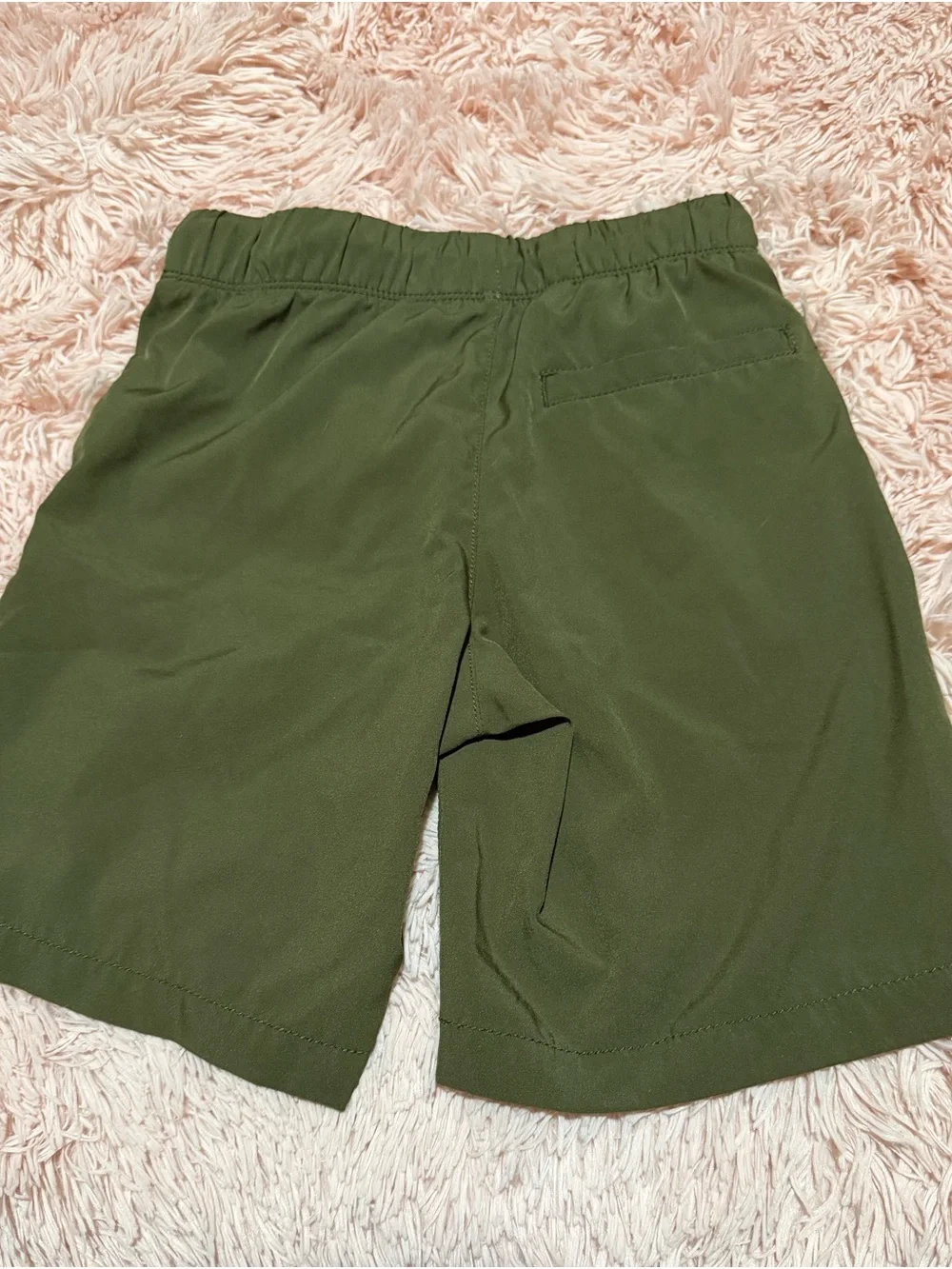 Old Navy Olive Green Kids Drawstring Shorts